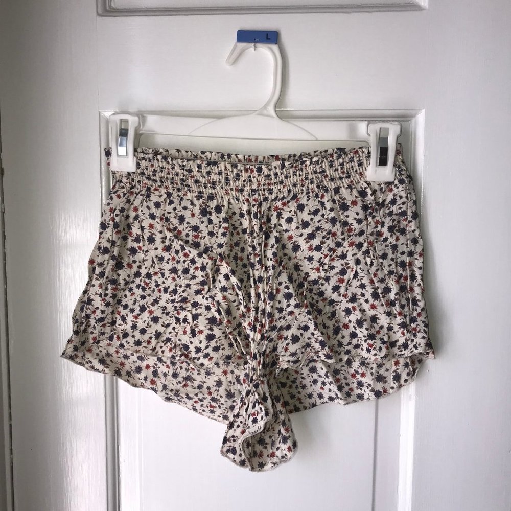 Brandy Melville Floral Flowy Shorts